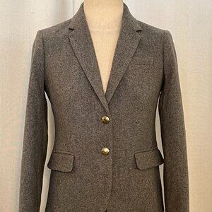 J. Crew Mercantile Gray Wool Blend Blazer Size 2